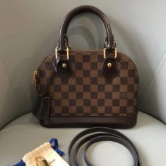 Louis Vuitton Damier Ebene coated canvas N41221 Alma BB photo review