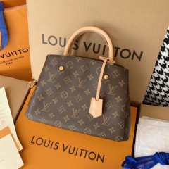 Louis Vuitton M41055 Montaigne BB Tote Bag Monogram Canvas photo review